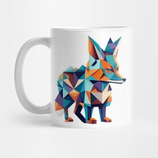 Fox Cute Geometric Mug